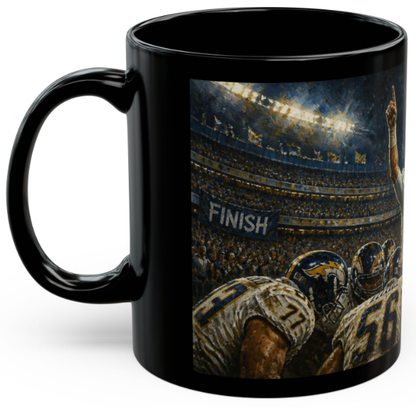 "The 2-Minute Drill" Football 15 oz. Coffee Mug